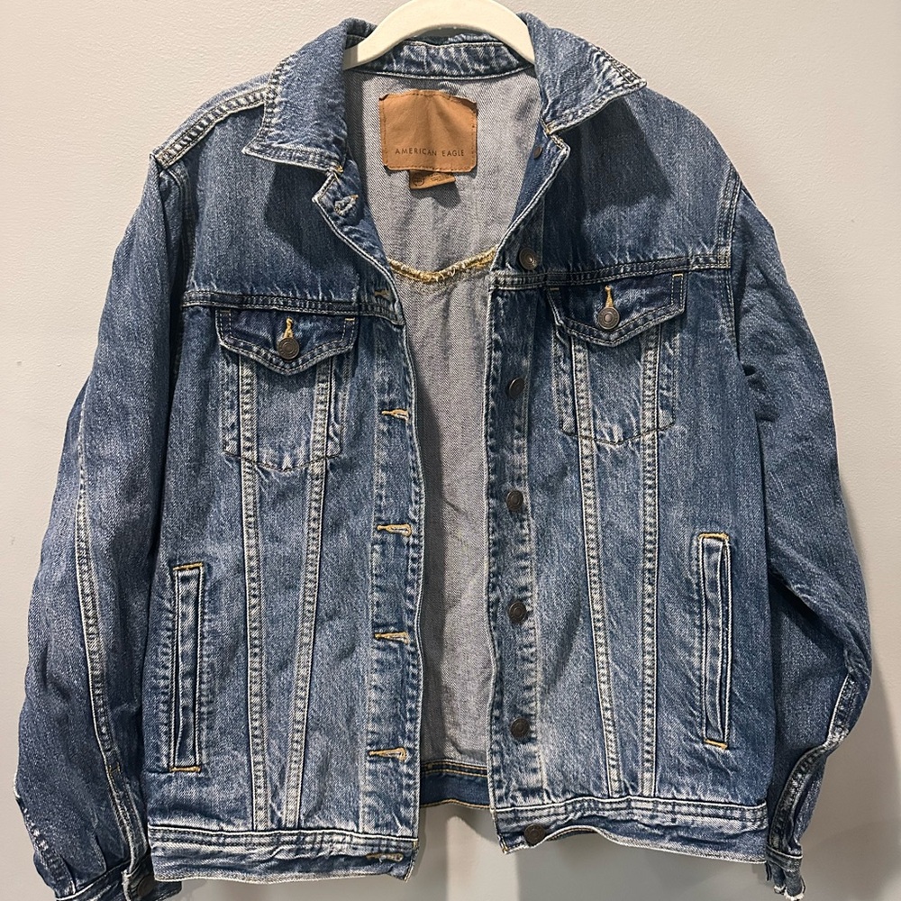 American Eagle Outfitters Classic Blue Denim Jacket